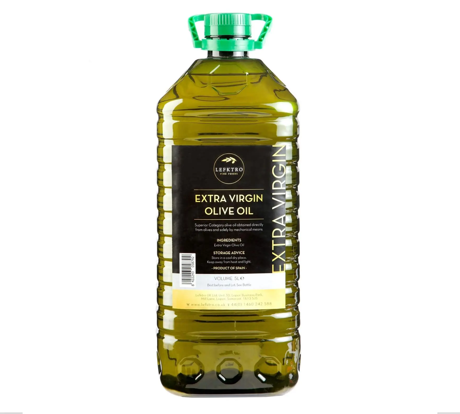 5 litre Lefktro extra virgin olive oil