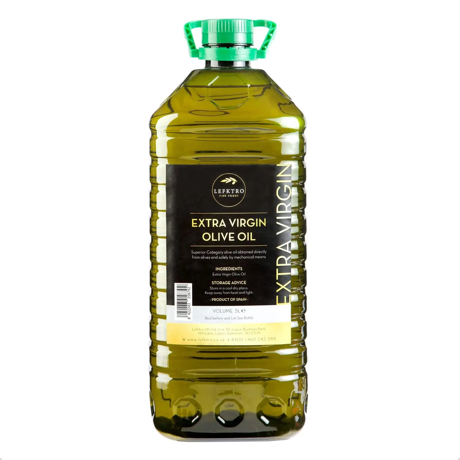 5 litre Lefktro extra virgin olive oil