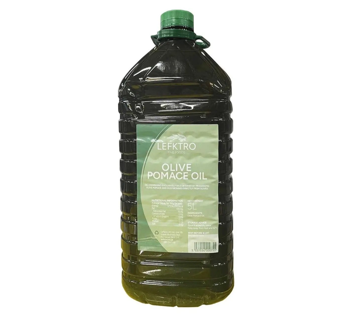 5 litre Lefktro olive pomace oil