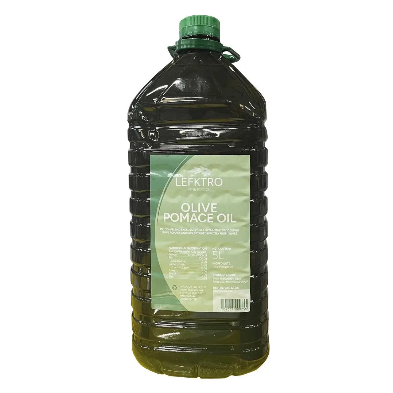 5 litre Lefktro olive pomace oil